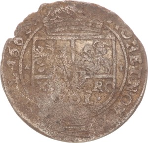 Johann II. Casimir, Tympf, Posen, edge error,1663