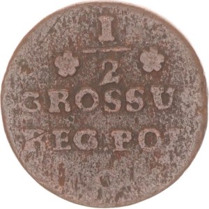 Stanislaus August, ½ groschen, G,1768