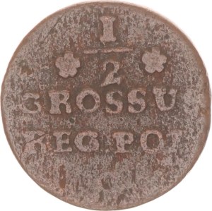 Stanislaus August, ½ groschen, G,1768