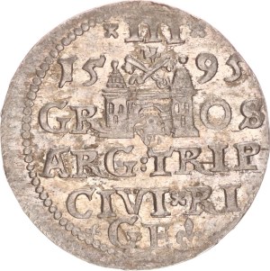 Sigismund III., groschen, Riga,1595