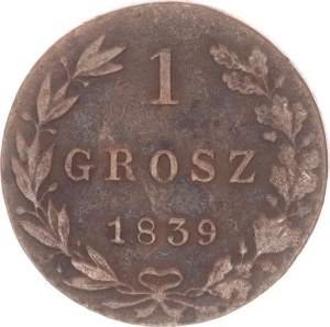Nicholas I., 1 grosz, MW,1839