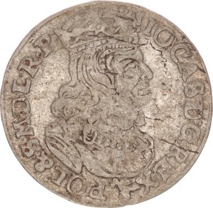 Johann II. Casimir, 6 groschen, NG, Posen,1661