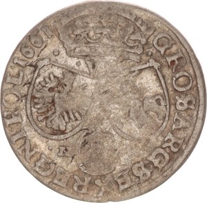 Johann II. Casimir, 6 groschen, NG, Posen,1661