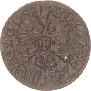 Johann II. Casimir, schilling, rare in this condition,1664