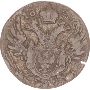 Alexander I., 10 groszy 1828 FH, test cut,1828