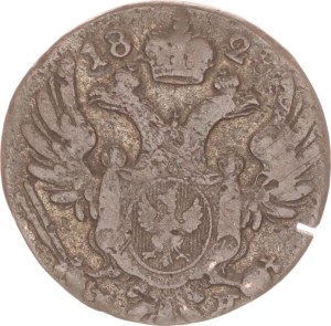 Alexander I., 10 groszy 1828 FH, test cut,1828