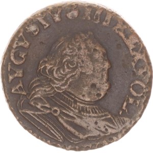 August III., groschen, H, Guben/Grünthal,1755