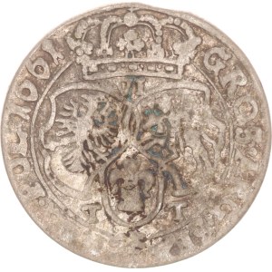 Johann II. Casimir, 6 groschen, TT, Bromberg,1661