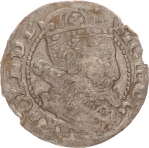 Sigismund III., groschen, Krakow, damaged,1606