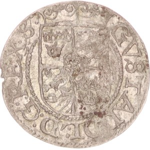 Gustav II. Adolf, poltorak, Riga, nice for the type!,1624