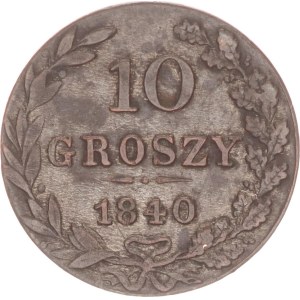 Nicholas I., 10 groszy, MW,1840