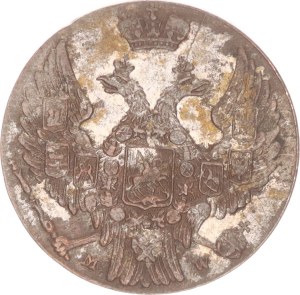 Nicholas I., 10 groszy, MW, with some lustre,1840
