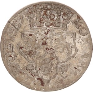 Johann Casimir, 6 groschen, IT, Krakow,1657