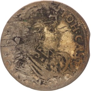 Johann II. Casimir, 6 groschen, TT, Bromberg,1662