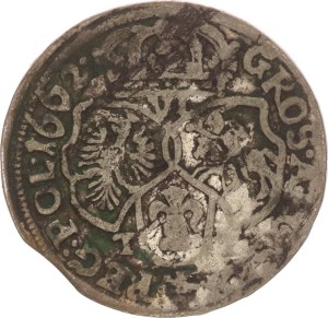 Johann II. Casimir, 6 groschen, TT, Bromberg,1662