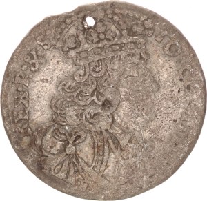 Johann II. Casimir, 6 groschen, IT, Krakow, R!, holed,1657