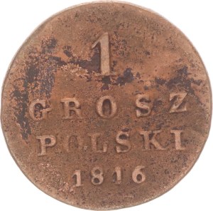 Alexander I., 1 grosz, IB,1816