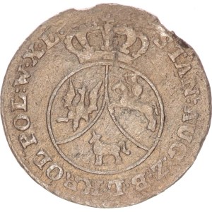 Stanislaus August, 10 groszy, EB, Warsaw, flan error,1789