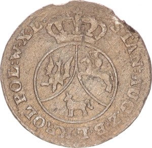 Stanislaus August, 10 groszy, EB, Warsaw, flan error,1789