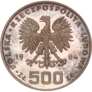 500 złoty, Environment Protection - Swan, slightly clouded surface,1984