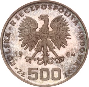 500 złoty, Environment Protection - Swan, slightly clouded surface,1984