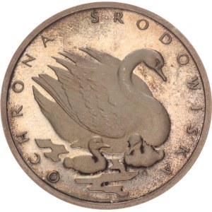 500 złoty, Environment Protection - Swan, slightly clouded surface,1984