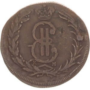 Catherine II., 2 kopek, KM, Siberia,1771