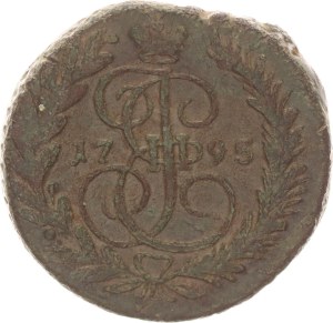 Catherine II., 2 kopek, EM,1795