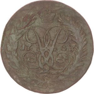 Elisabeth I., 2 kopek,1757
