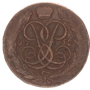 Elisabeth I., 5 kopek,1758