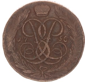 Elisabeth I., 5 kopek,1758
