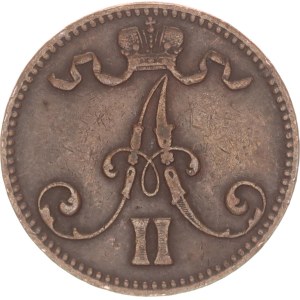 Alexander II., 5 pennia,1867