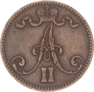 Alexander II., 5 pennia,1867