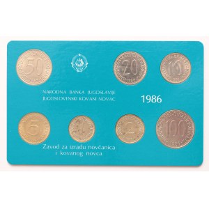 Yugoslavia mint set 1986