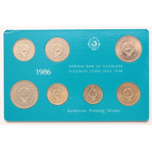 Yugoslavia mint set 1986