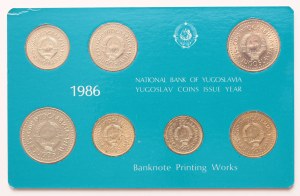Yugoslavia mint set 1986