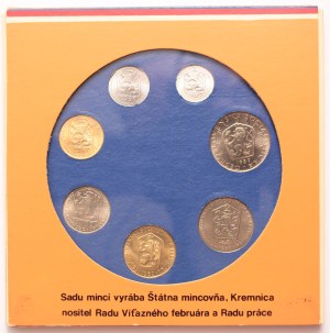 Czechoslovakia mint set 1989