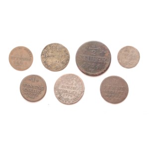 German States lot of 7 pcs,