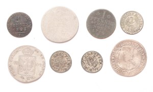 German States lot of 8 pcs,