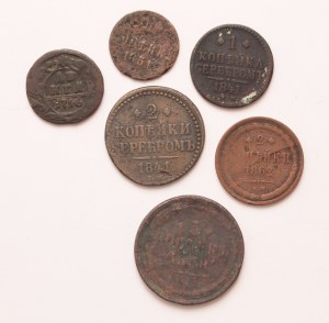 Russia lot of 6 pcs,