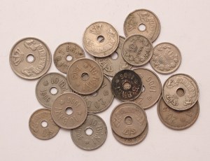 Romania lot of 19 pcs, Carol I. 5-10-20 bani 1900, 1905, 1906