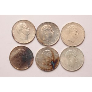 Romania lot of 6 pcs, Mihai I. 100000 lei 1946