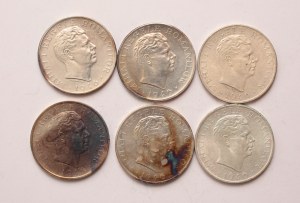Romania lot of 6 pcs, Mihai I. 100000 lei 1946