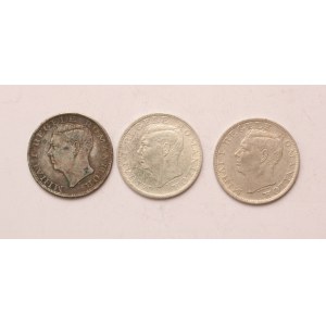 Romania lot of 3 pcs, Mihai I. 500 lei 1944