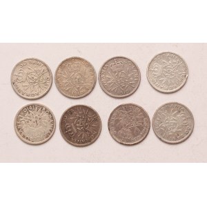 Romania lot of 4 pcs, Carol I. 50 bani 1910, 1911, 1912