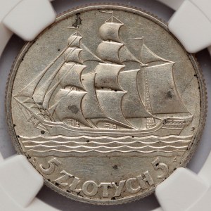 Poland 5 zloty 1936 Goynia Seaport