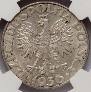 Poland 5 zloty 1936 Goynia Seaport