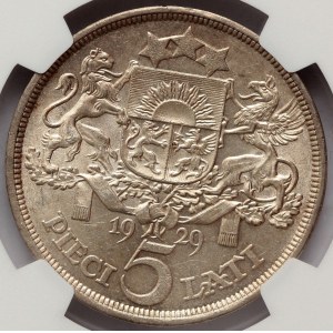 Latvia 5 lati 1929