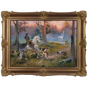 Jerzy KOSSAK (1886-1955), Św. Hubert, 1945