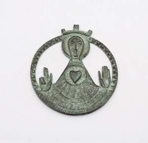 Jean LAMBERT RUCKI (1887-1967), Medallion with Christ